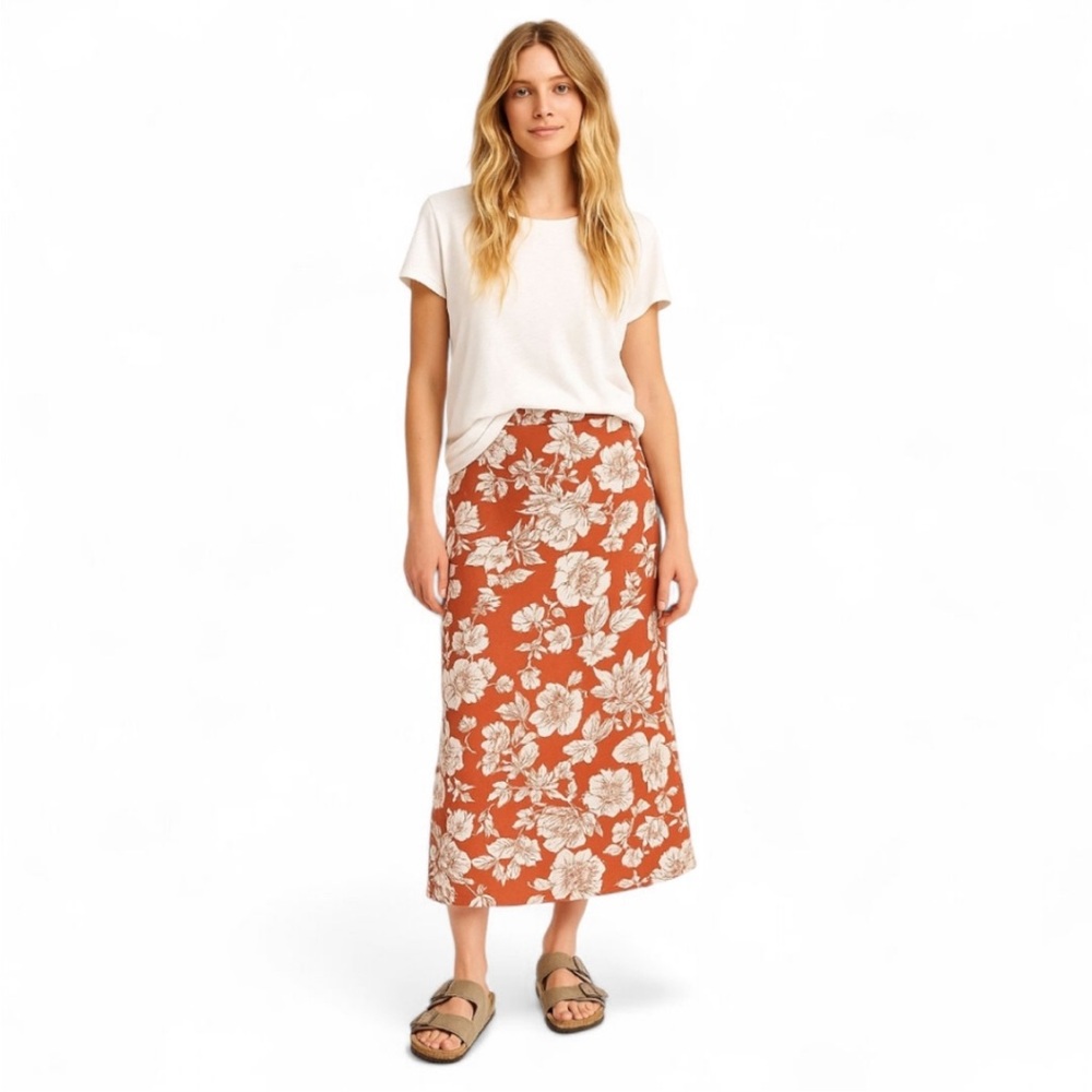 Old Navy High-Waisted Linen-Blend Maxi Skirt - Picture 10 of 11